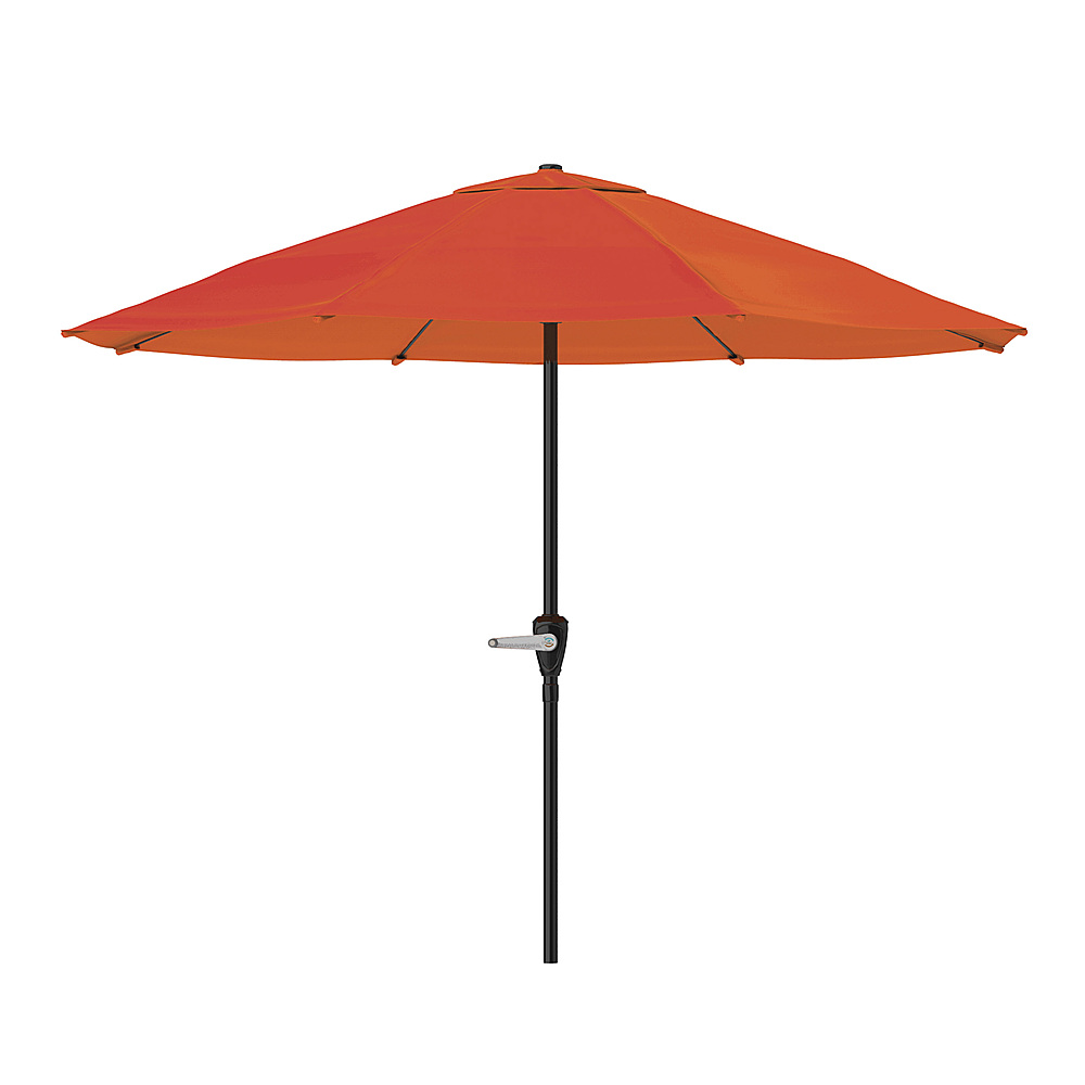 Nature Spring - 9-Foot Easy Crank Patio Umbrella - Orange
