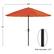 Alt View 12. Nature Spring - 9-Foot Easy Crank Patio Umbrella - Orange.