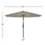 Alt View 12. Nature Spring - 10-Foot Solar LED Lighted Patio Umbrella - Sand.