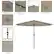 Alt View 13. Nature Spring - 10-Foot Solar LED Lighted Patio Umbrella - Sand.