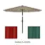 Alt View 16. Nature Spring - 10-Foot Solar LED Lighted Patio Umbrella - Sand.