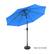 Alt View 14. Nature Spring - 10-Foot Easy Crank Patio Umbrella with Auto Tilt - Brilliant Blue.