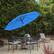 Alt View 17. Nature Spring - 10-Foot Easy Crank Patio Umbrella with Auto Tilt - Brilliant Blue.