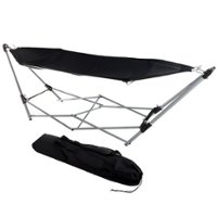 Hastings Home - Portable Hammock with Stand and Carrying Bag - Black - Alt_View_Zoom_11