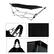 Alt View 13. Hastings Home - Portable Hammock with Stand and Carrying Bag - Black.