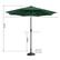 Alt View 12. Nature Spring - 9-Foot Outdoor Patio Umbrella with Push Button Tilt - Forest Green.
