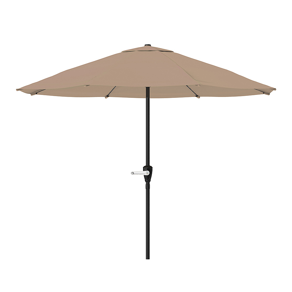 Nature Spring - 9-Foot Easy Crank Patio Umbrella - Sand