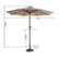 Alt View Zoom 12. Nature Spring - 9-Foot LED Lighted Patio Umbrella with Push Button Tilt - Beige.