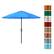 Alt View 15. Nature Spring - 9-Foot Patio Umbrella with Easy Crank - Brilliant Blue.