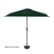 Alt View 15. Nature Spring - 9-Foot Half Round Patio Umbrella with Easy Crank - Hunter Green.