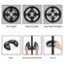 Alt View 13. Nature Spring - Rechargable Patio Umbrella Light - White.