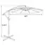 Alt View 12. Nature Spring - 10-Foot Offset Patio Umbrella with Vertical Tilt - Beige.