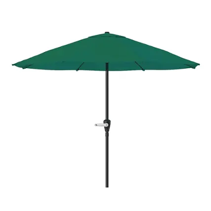Alt View 11. Nature Spring - 9-Foot Patio Umbrella with Easy Crank - Hunter Green.