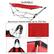Alt View 13. Hastings Home - Portable Hammock with Stand and Carrying Bag - Red.