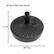 Alt View 12. Nature Spring - Patio Umbrella Base - Black.
