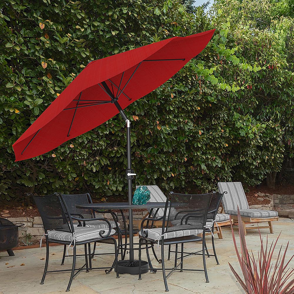 Nature Spring Patio Umbrella Base Black 987282XFI - Best Buy