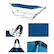 Alt View 17. Hastings Home - Portable Hammock with Stand and Carrying Bag - Blue.