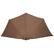 Alt View 18. Nature Spring - 9-Foot Patio Half Umbrella - Brown.