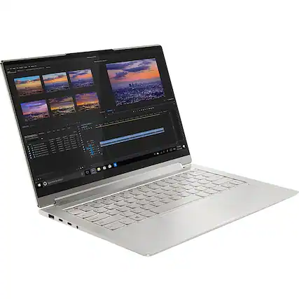 Front. Lenovo - Yoga 9i 2-in-1 14" UHD Touch Laptop with Pen - Intel Core i7 1195G7 with 16 GB Memory - 512 GB SSD - Windows 11 - Mica.