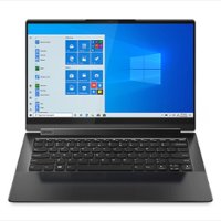 Lenovo - Yoga 9i 2-in-1 14" UHD Touch Laptop with Pen - Intel Core i7 1195G7 with 16 GB Memory - 1 TB SSD - Windows 11 - Shadow Black - Front_Zoom