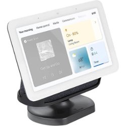 Wasserstein - Adjustable Stand for Google Nest Hub (2nd Gen) - Charcoal - Angle_Zoom