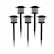 Alt View 12. Nature Spring - Solar Pathway Coach Lights Set of 6 - Black.