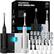 Alt View 11. AquaSonic - Ultrasonic UV Sanitizing Toothbrush Set - Limited Edition Bundle - Midnight Black/Optic White.