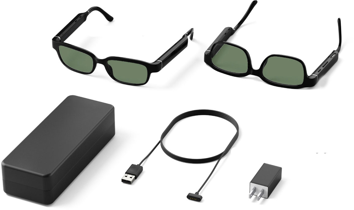 Best Buy:  Echo Frames (2nd Gen) Smart audio sunglasses with Alexa  and polarized sunglass lenses Classic Black B08T5P7BJP
