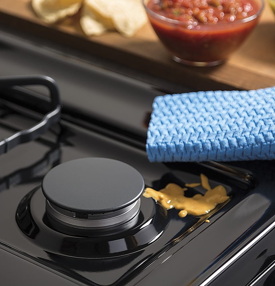 Alt View 18. GE - 4.8 Cu. Ft. Freestanding Gas Range - Black.