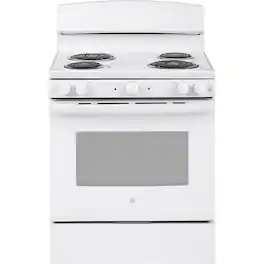 GE - 5.0 Cu. Ft. Freestanding Electric Range - White