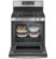 Alt View 2. GE - 5.0 Cu. Ft. Freestanding Gas Convection Range with Self-Steam Cleaning and No-Preheat Air Fry - Stainless Steel.