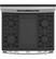 Alt View 11. GE - 5.0 Cu. Ft. Freestanding Gas Convection Range with Self-Steam Cleaning and No-Preheat Air Fry - Stainless Steel.