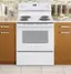 Angle. GE - 5.0 Cu. Ft. Freestanding Electric Range - White.