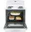Alt View 15. GE - 5.0 Cu. Ft. Freestanding Electric Range - White.