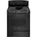 Front. GE - 5.0 Cu. Ft. Freestanding Electric Range - Black.