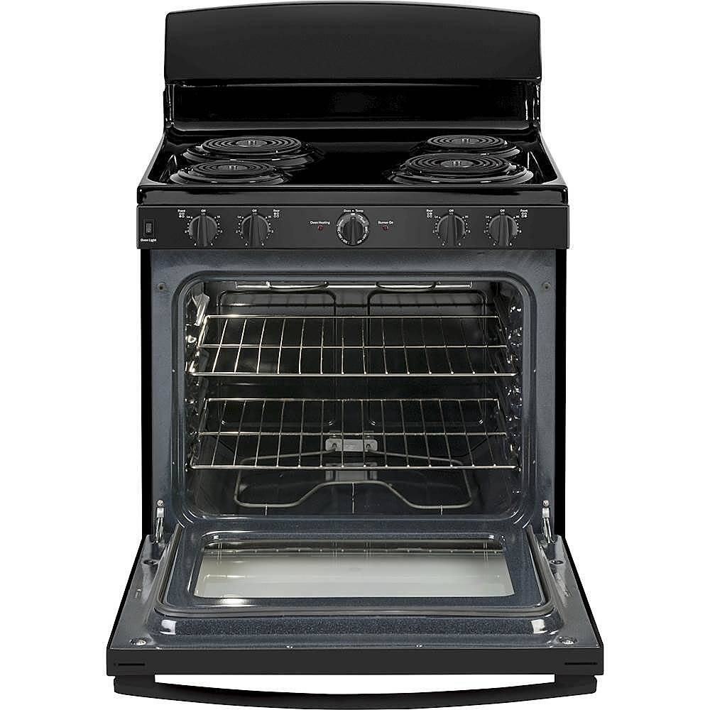 Alt View 12. GE - 5.0 Cu. Ft. Freestanding Electric Range - Black.