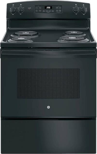 GE 5.0 Cu. Ft. Self Cleaning Freestanding Electric Range Black