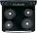 Alt View 11. GE - 5.0 Cu. Ft. Self-Cleaning Freestanding Electric Range - Black.