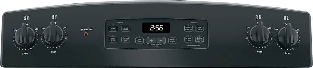 Alt View 2. GE - 5.0 Cu. Ft. Self-Cleaning Freestanding Electric Range - Black.