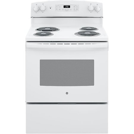 GE - 5.0 Cu. Ft. Self-Cleaning Freestanding Electric Range - White