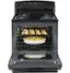 Alt View 15. GE - 5.0 Cu. Ft. Freestanding Electric Range - Black.