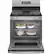 Alt View 12. GE - 5.0 Cu. Ft. Freestanding Gas Range with Self-cleaning and Power Boil Burner - Stainless Steel.