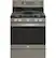 Front. GE - 5.0 Cu. Ft. Freestanding Gas Convection Range with Self-Steam Cleaning and No-Preheat Air Fry - Fingerprint resistant slate.