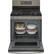 Alt View 12. GE - 5.0 Cu. Ft. Freestanding Gas Convection Range with Self-Steam Cleaning and No-Preheat Air Fry - Fingerprint resistant slate.