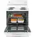 Angle. GE - 5.0 Cu. Ft. Freestanding Electric Range - White.