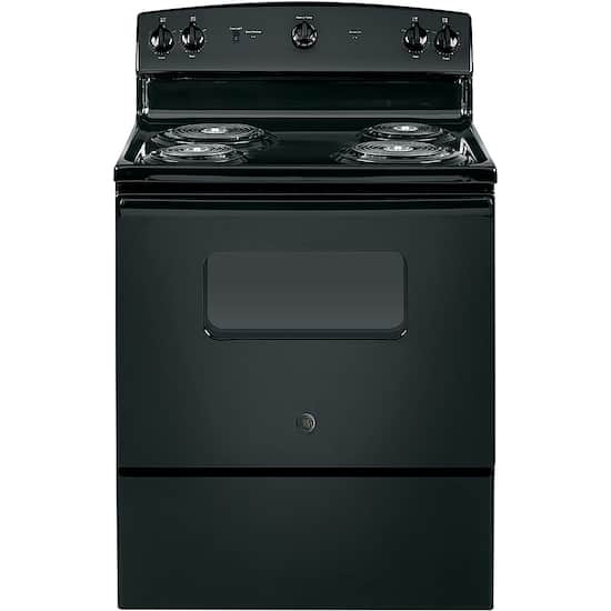 GE 5.0 Cu. Ft. Freestanding Electric Range Black JBS160DMBB Best Buy