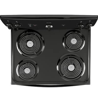GE - 5.0 Cu. Ft. Freestanding Electric Range - Black