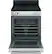 Angle. GE - 2.9 Cu. Ft. Freestanding Electric Range - Stainless Steel.