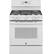 Front. GE - 5.0 Cu. Ft. Freestanding Gas Convection Range with Self-Steam Cleaning and No-Preheat Air Fry - White.
