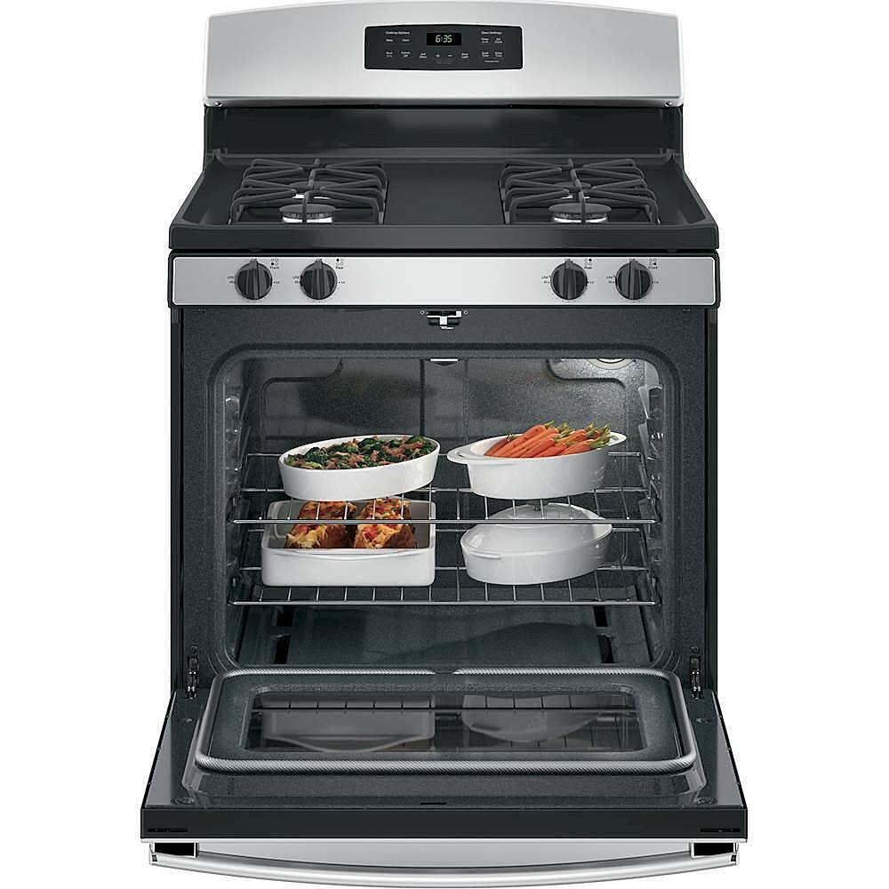 GE 5.0 Cu. Ft. Self Cleaning Freestanding Gas Range Stainless Steel